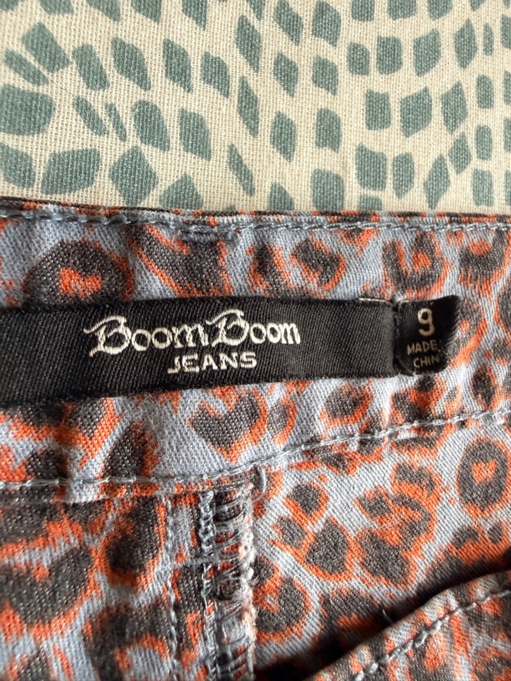 Boom Boom Jeans | Red and Purple Leopard Print Pants - Picture 10 of 11